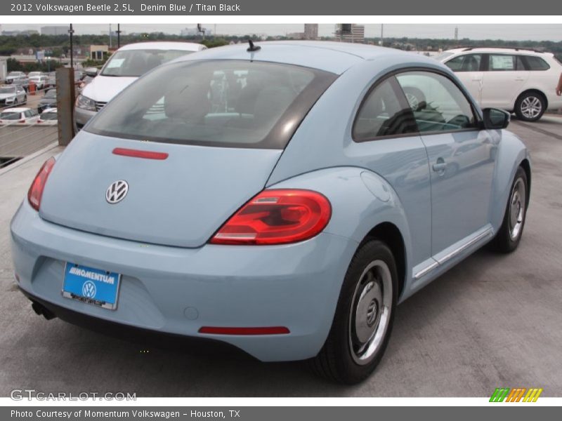 Denim Blue / Titan Black 2012 Volkswagen Beetle 2.5L