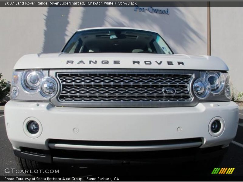 Chawton White / Ivory/Black 2007 Land Rover Range Rover Supercharged