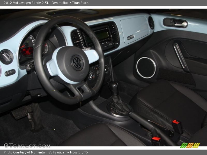 Denim Blue / Titan Black 2012 Volkswagen Beetle 2.5L