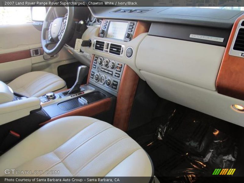 Chawton White / Ivory/Black 2007 Land Rover Range Rover Supercharged