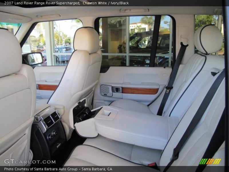 Chawton White / Ivory/Black 2007 Land Rover Range Rover Supercharged