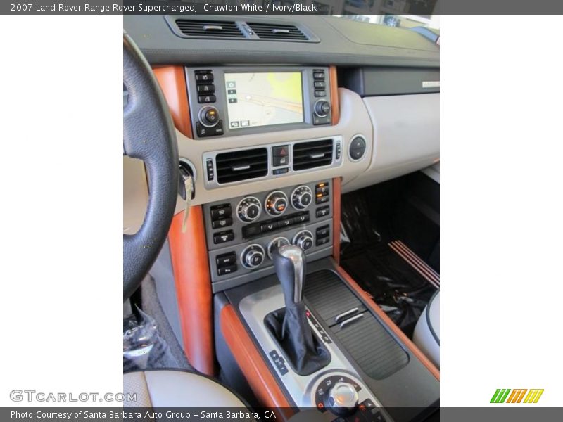 Chawton White / Ivory/Black 2007 Land Rover Range Rover Supercharged
