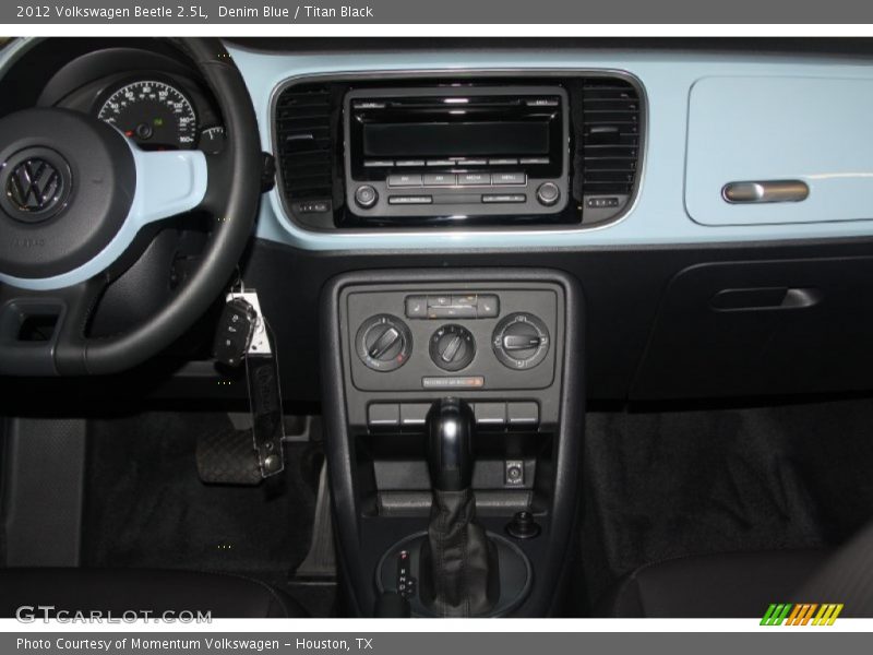 Denim Blue / Titan Black 2012 Volkswagen Beetle 2.5L