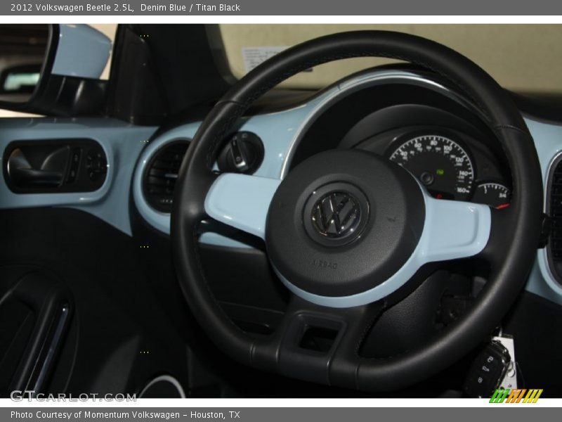 Denim Blue / Titan Black 2012 Volkswagen Beetle 2.5L