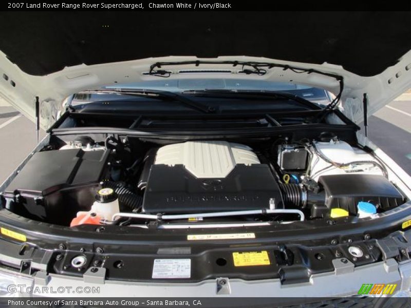 Chawton White / Ivory/Black 2007 Land Rover Range Rover Supercharged