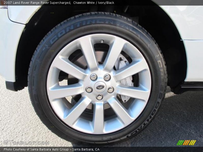 Chawton White / Ivory/Black 2007 Land Rover Range Rover Supercharged