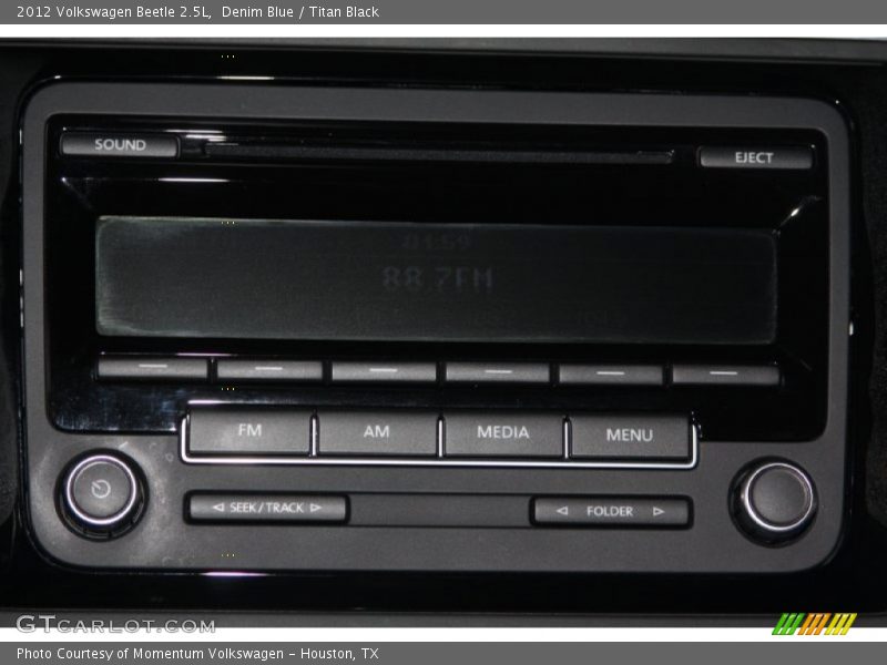 Denim Blue / Titan Black 2012 Volkswagen Beetle 2.5L