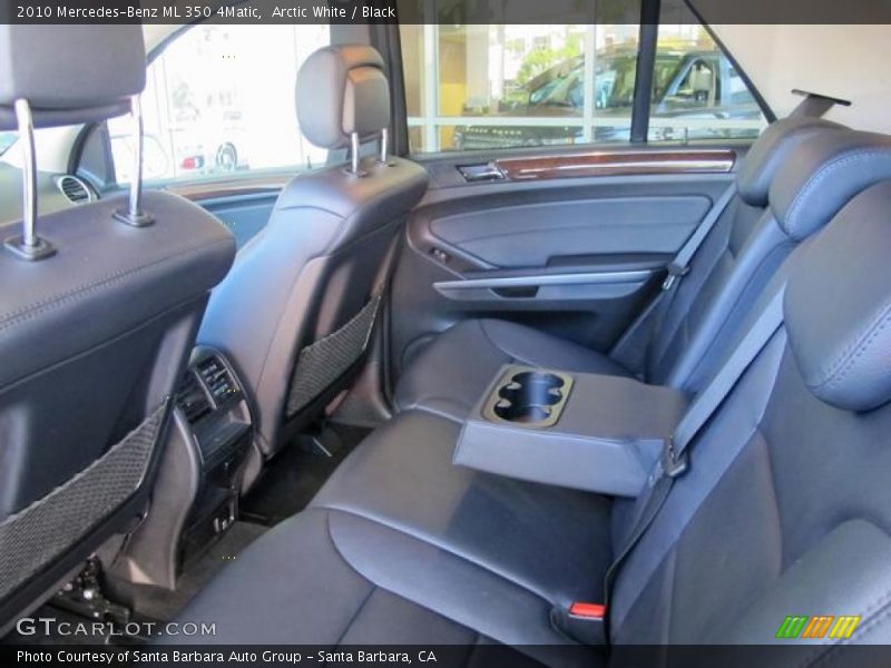 Arctic White / Black 2010 Mercedes-Benz ML 350 4Matic