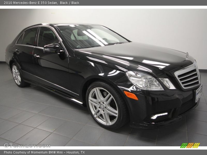Black / Black 2010 Mercedes-Benz E 350 Sedan