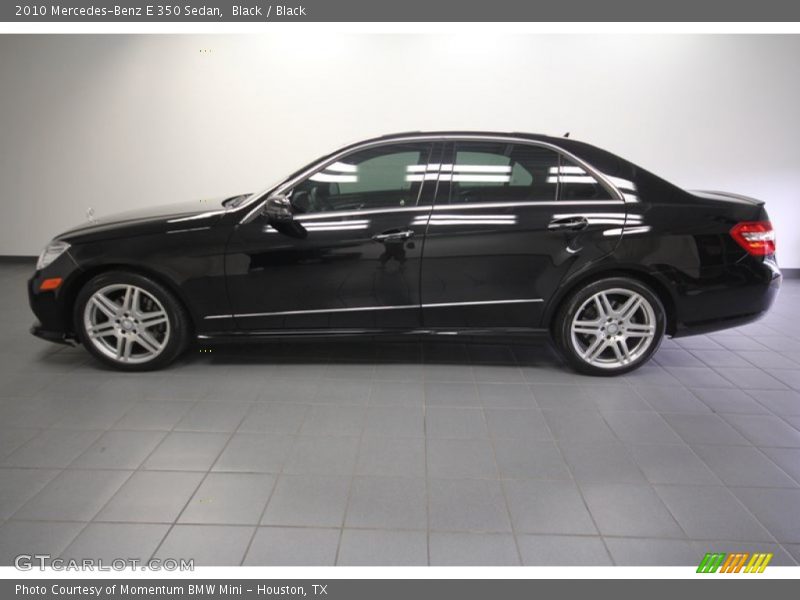 Black / Black 2010 Mercedes-Benz E 350 Sedan