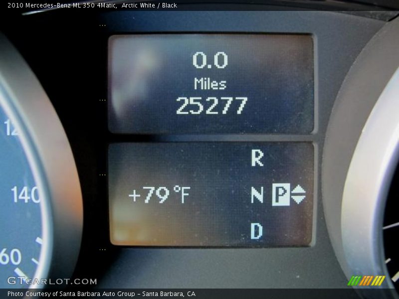 Arctic White / Black 2010 Mercedes-Benz ML 350 4Matic