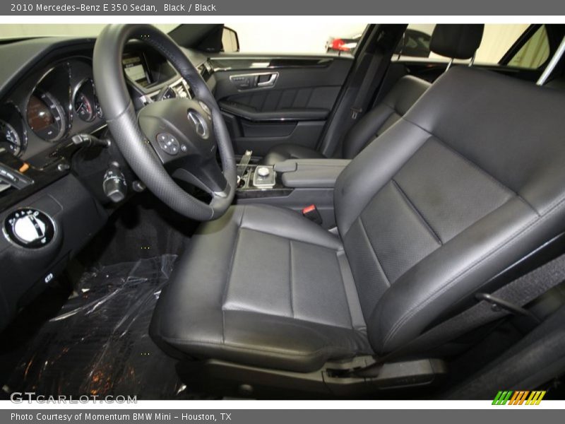 Black / Black 2010 Mercedes-Benz E 350 Sedan