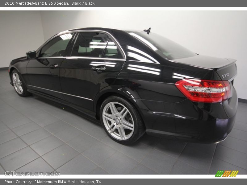 Black / Black 2010 Mercedes-Benz E 350 Sedan