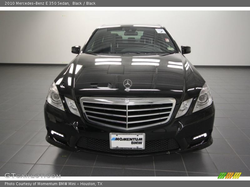 Black / Black 2010 Mercedes-Benz E 350 Sedan