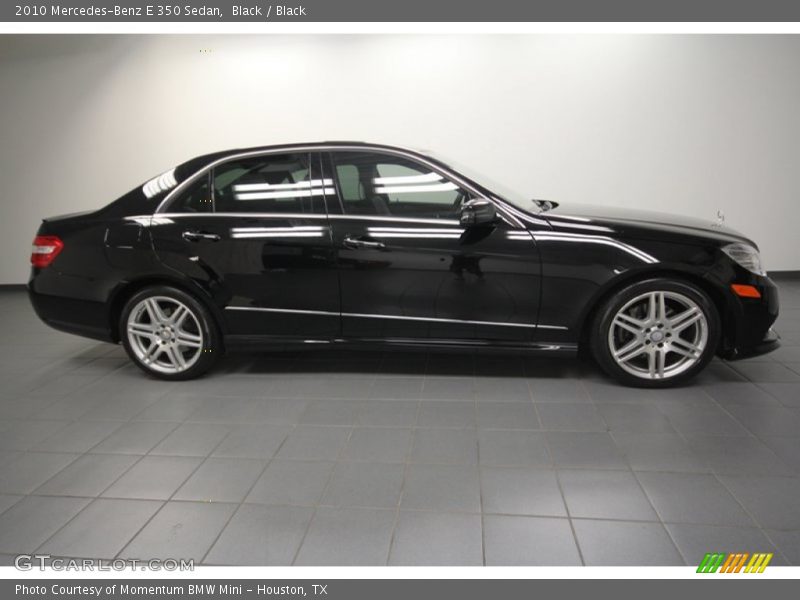 Black / Black 2010 Mercedes-Benz E 350 Sedan