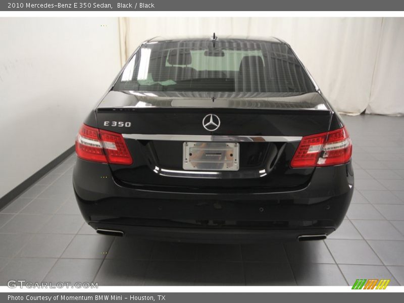 Black / Black 2010 Mercedes-Benz E 350 Sedan