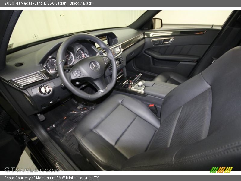 Black / Black 2010 Mercedes-Benz E 350 Sedan