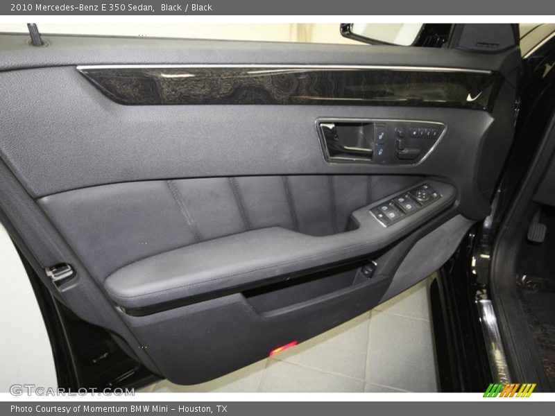 Black / Black 2010 Mercedes-Benz E 350 Sedan