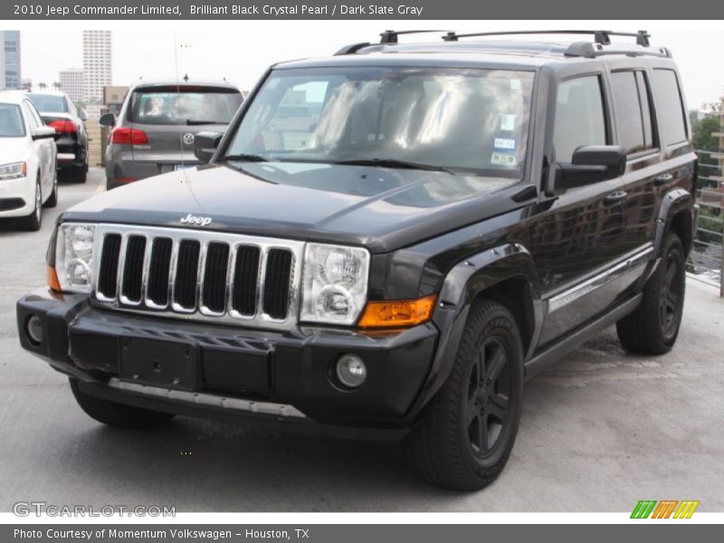 Brilliant Black Crystal Pearl / Dark Slate Gray 2010 Jeep Commander Limited