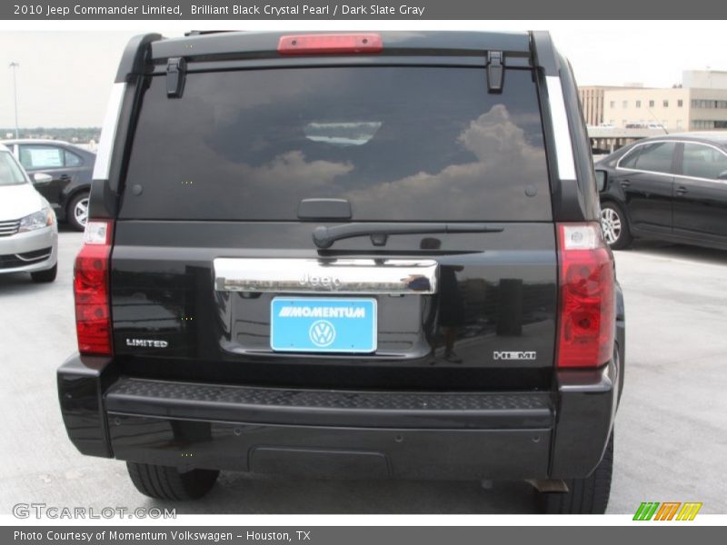 Brilliant Black Crystal Pearl / Dark Slate Gray 2010 Jeep Commander Limited