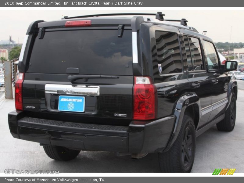 Brilliant Black Crystal Pearl / Dark Slate Gray 2010 Jeep Commander Limited
