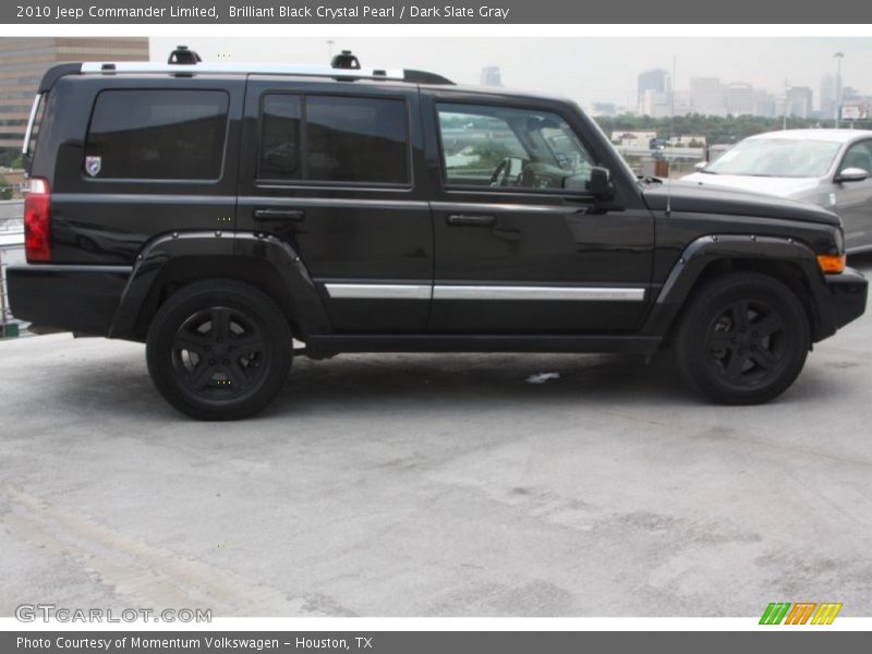 Brilliant Black Crystal Pearl / Dark Slate Gray 2010 Jeep Commander Limited