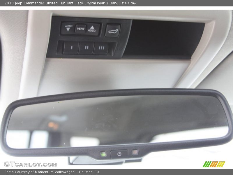 Brilliant Black Crystal Pearl / Dark Slate Gray 2010 Jeep Commander Limited