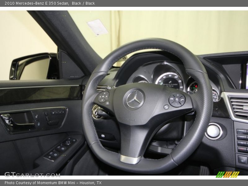 Black / Black 2010 Mercedes-Benz E 350 Sedan