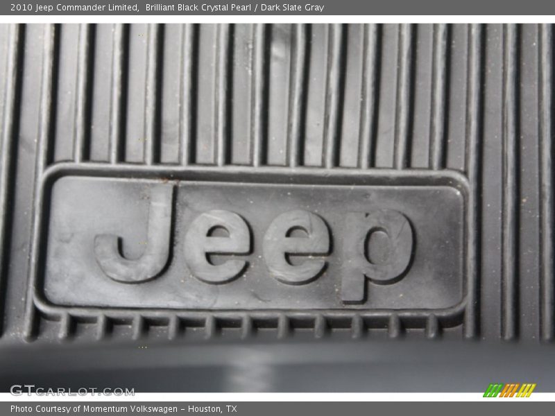 Brilliant Black Crystal Pearl / Dark Slate Gray 2010 Jeep Commander Limited