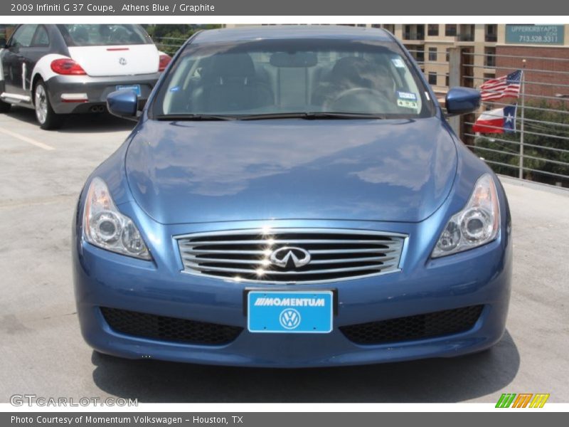 Athens Blue / Graphite 2009 Infiniti G 37 Coupe