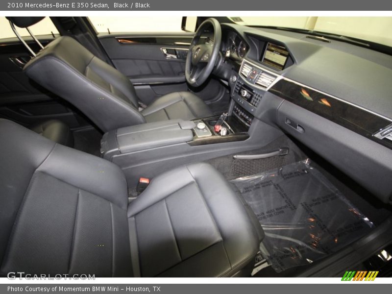 Black / Black 2010 Mercedes-Benz E 350 Sedan