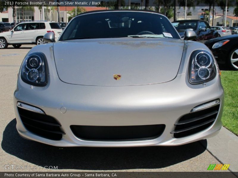 Platinum Silver Metallic / Black 2013 Porsche Boxster S