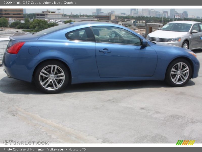 Athens Blue / Graphite 2009 Infiniti G 37 Coupe