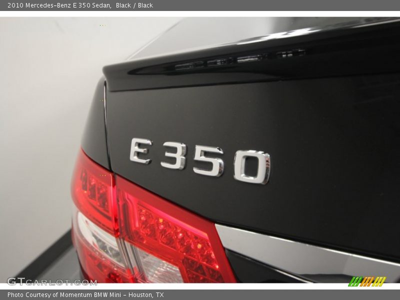 Black / Black 2010 Mercedes-Benz E 350 Sedan