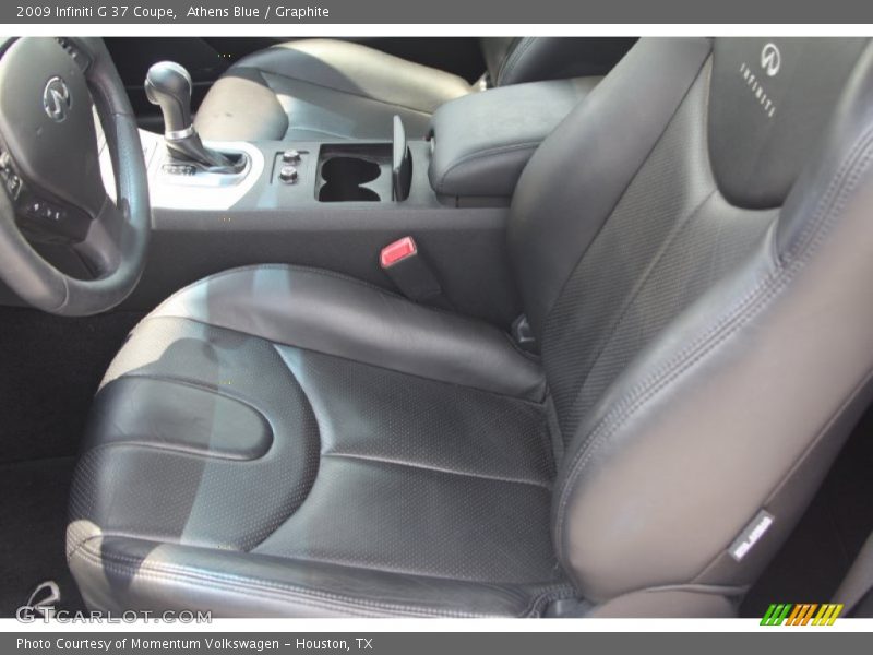 Athens Blue / Graphite 2009 Infiniti G 37 Coupe