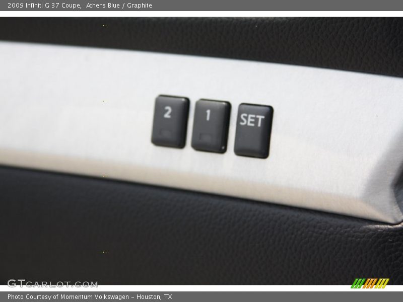 Athens Blue / Graphite 2009 Infiniti G 37 Coupe