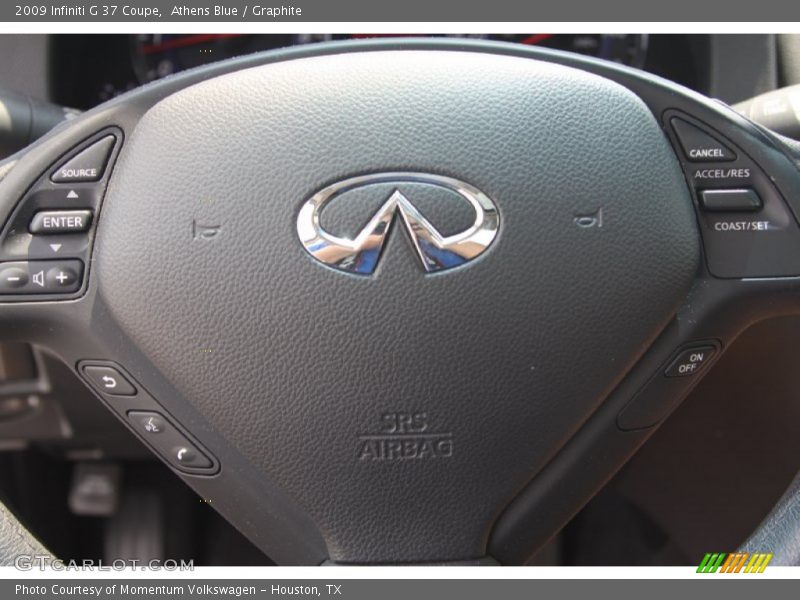 Athens Blue / Graphite 2009 Infiniti G 37 Coupe