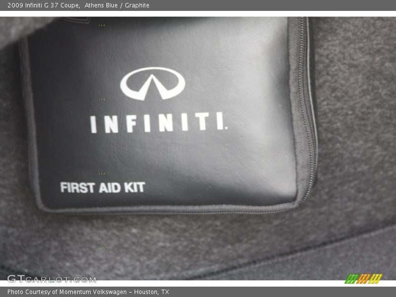 Athens Blue / Graphite 2009 Infiniti G 37 Coupe