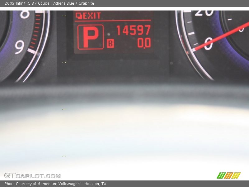 Athens Blue / Graphite 2009 Infiniti G 37 Coupe