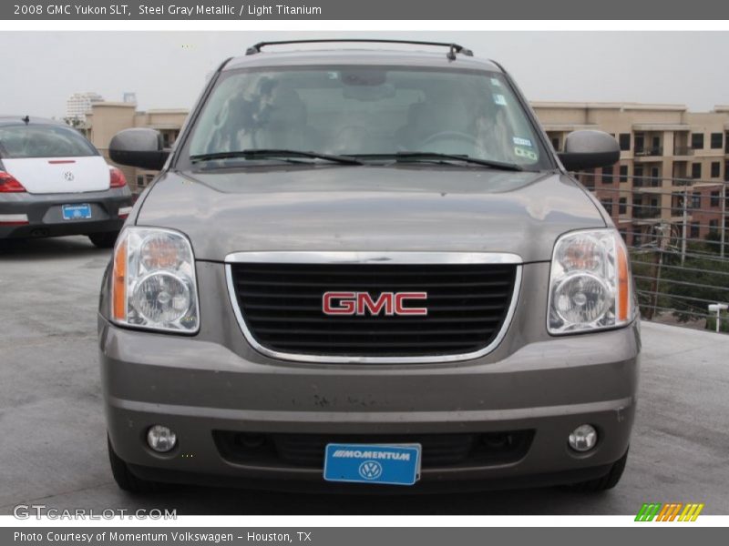 Steel Gray Metallic / Light Titanium 2008 GMC Yukon SLT