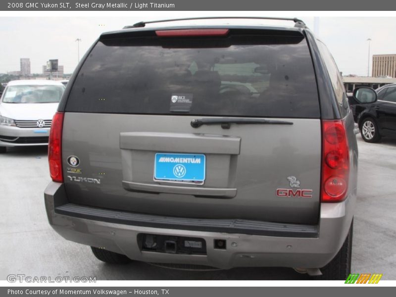 Steel Gray Metallic / Light Titanium 2008 GMC Yukon SLT