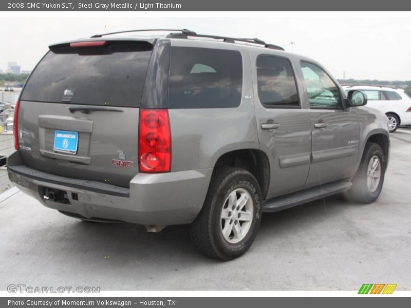 Steel Gray Metallic / Light Titanium 2008 GMC Yukon SLT