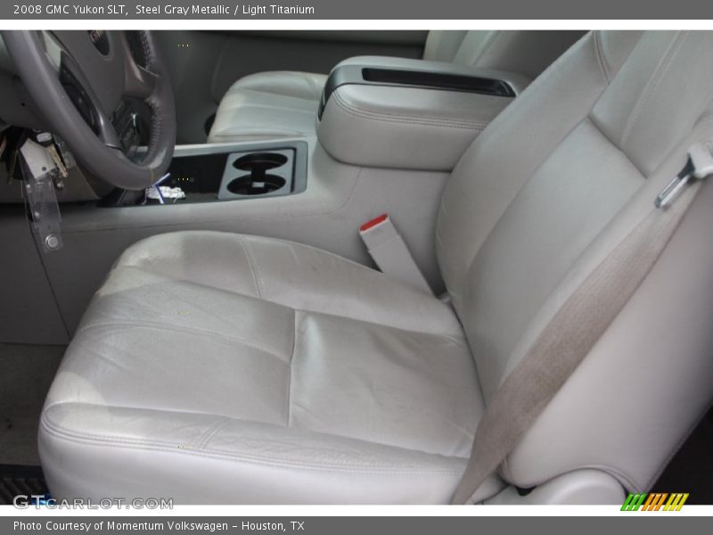 Steel Gray Metallic / Light Titanium 2008 GMC Yukon SLT