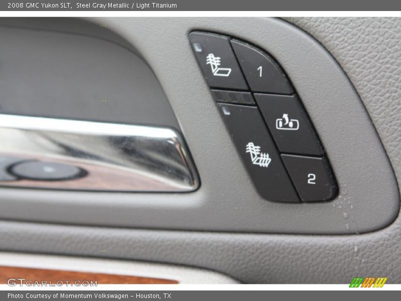 Steel Gray Metallic / Light Titanium 2008 GMC Yukon SLT