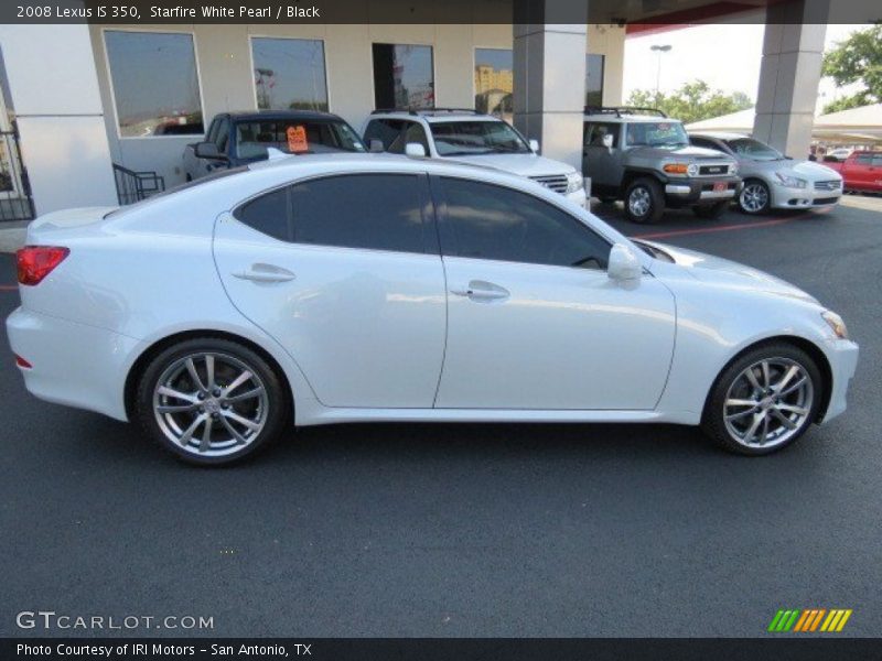 Starfire White Pearl / Black 2008 Lexus IS 350