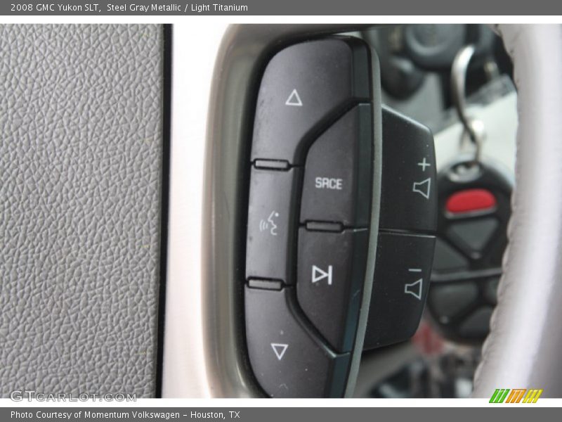 Steel Gray Metallic / Light Titanium 2008 GMC Yukon SLT
