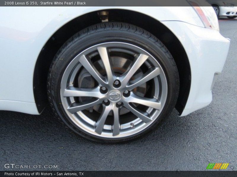 Starfire White Pearl / Black 2008 Lexus IS 350
