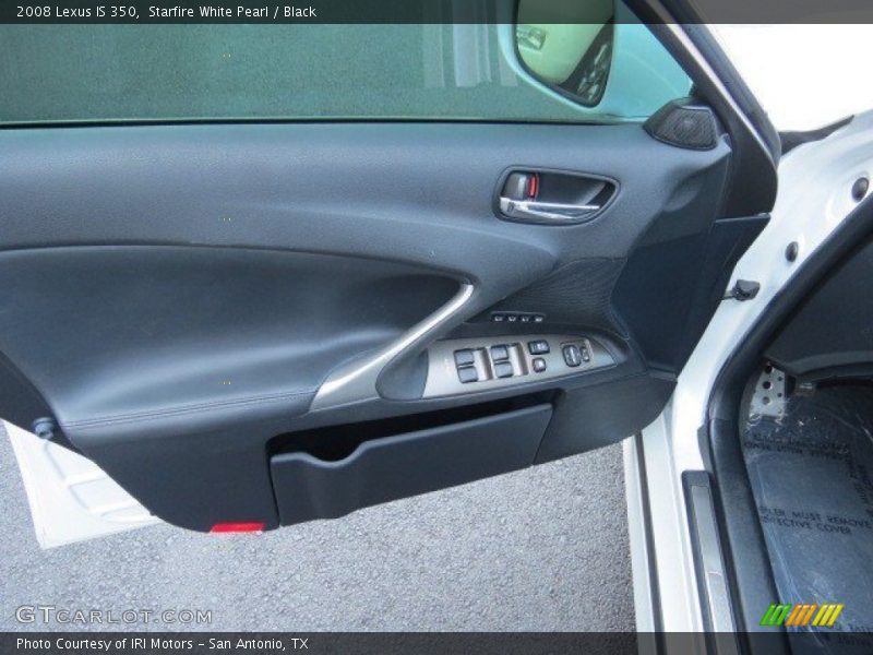 Starfire White Pearl / Black 2008 Lexus IS 350