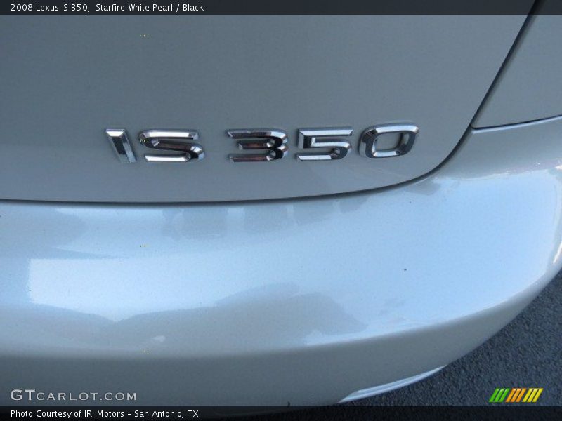 Starfire White Pearl / Black 2008 Lexus IS 350