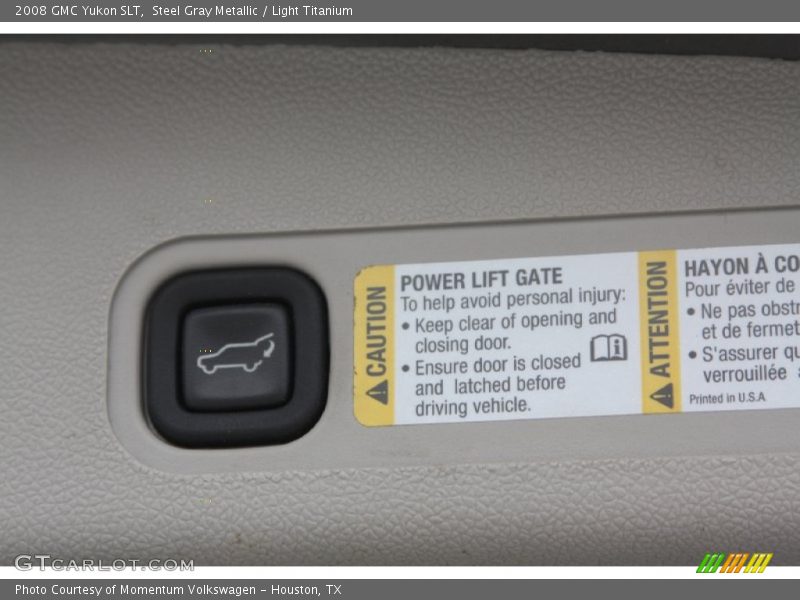 Steel Gray Metallic / Light Titanium 2008 GMC Yukon SLT